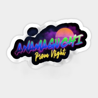 Anamaguchi prom night Sticker